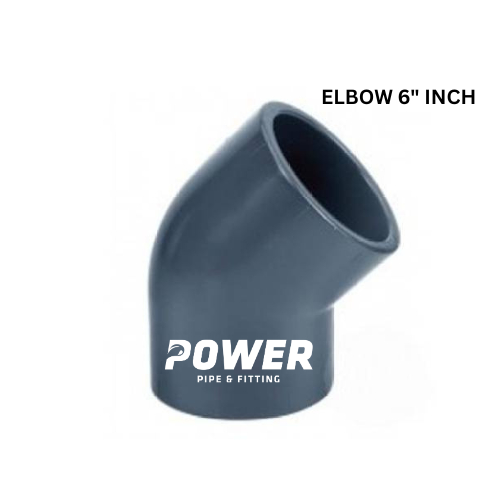 PIPA PARALON 6" MERK POWER - KNEE EKBOW 6" - PENYAMBUNG PIPA