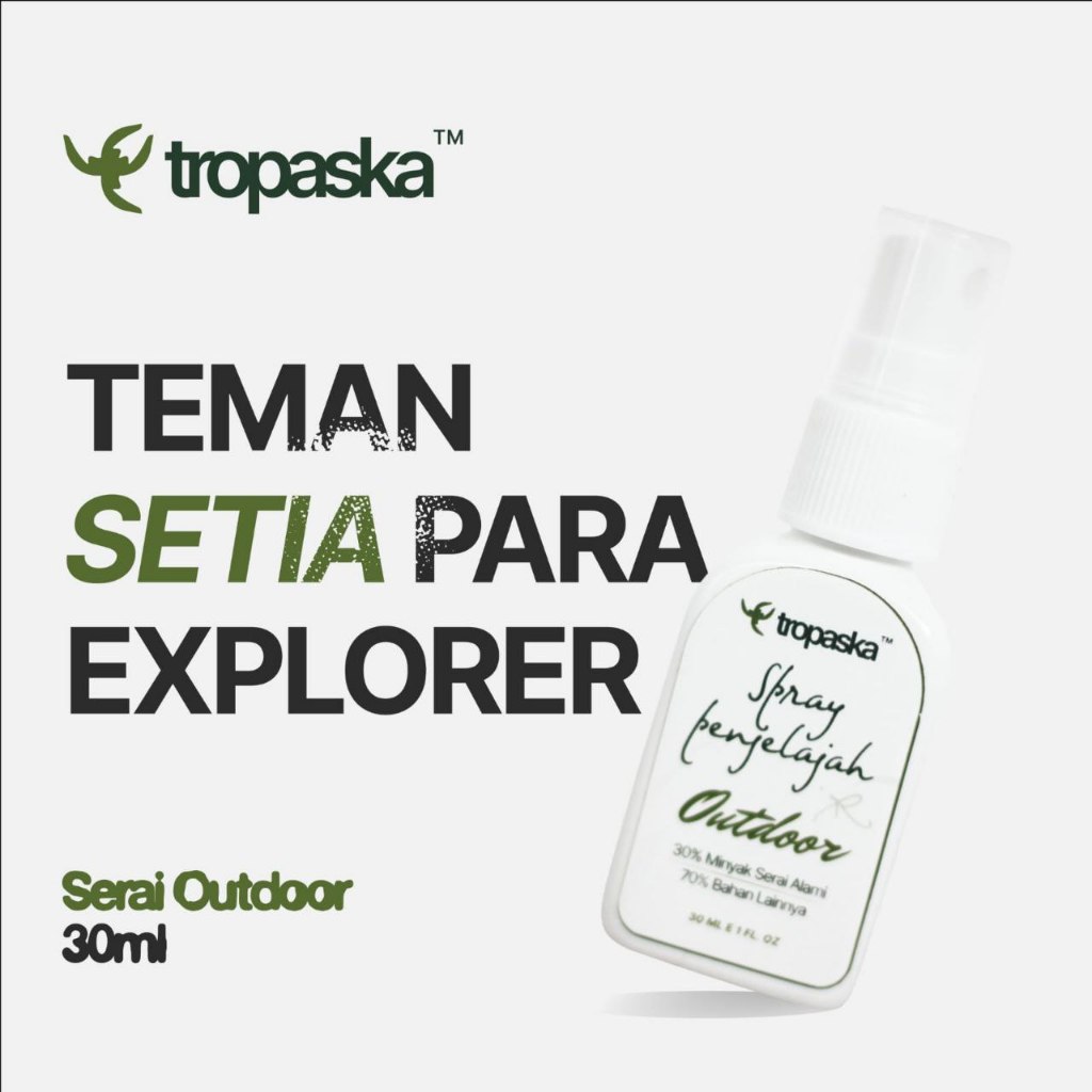 Anti Nyamuk Spray Outdoor Tropaska Pengusir Nyamuk Traveling