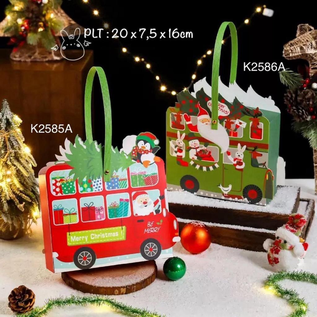 Kotak Natal K2585| K2586| K2587 dus| Cute Christmas Box| K25