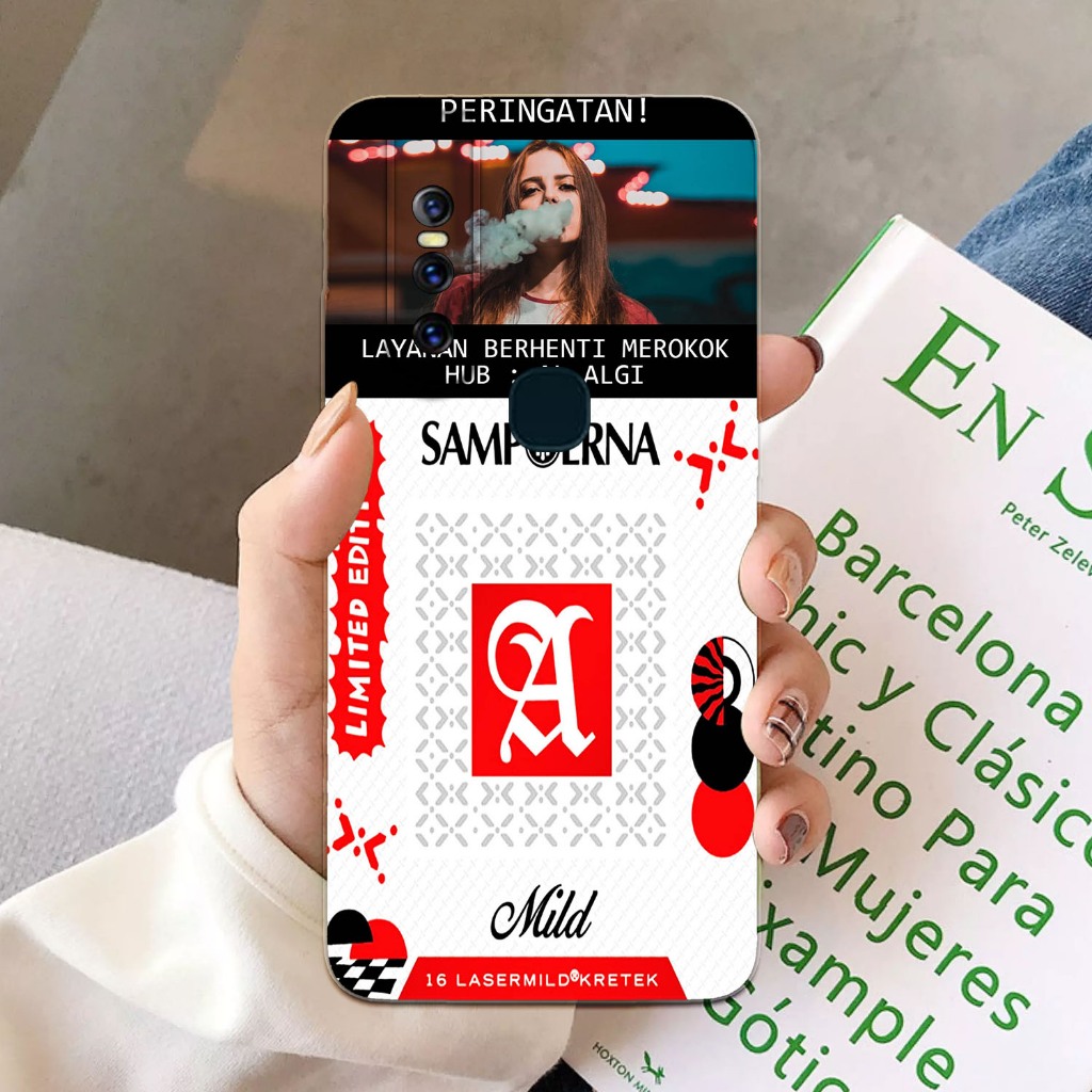 Softcase Untuk Vivo V15 - Softcase Gambar Fashion Printing { Rokok Limited Edition Terbaru } - Pelin