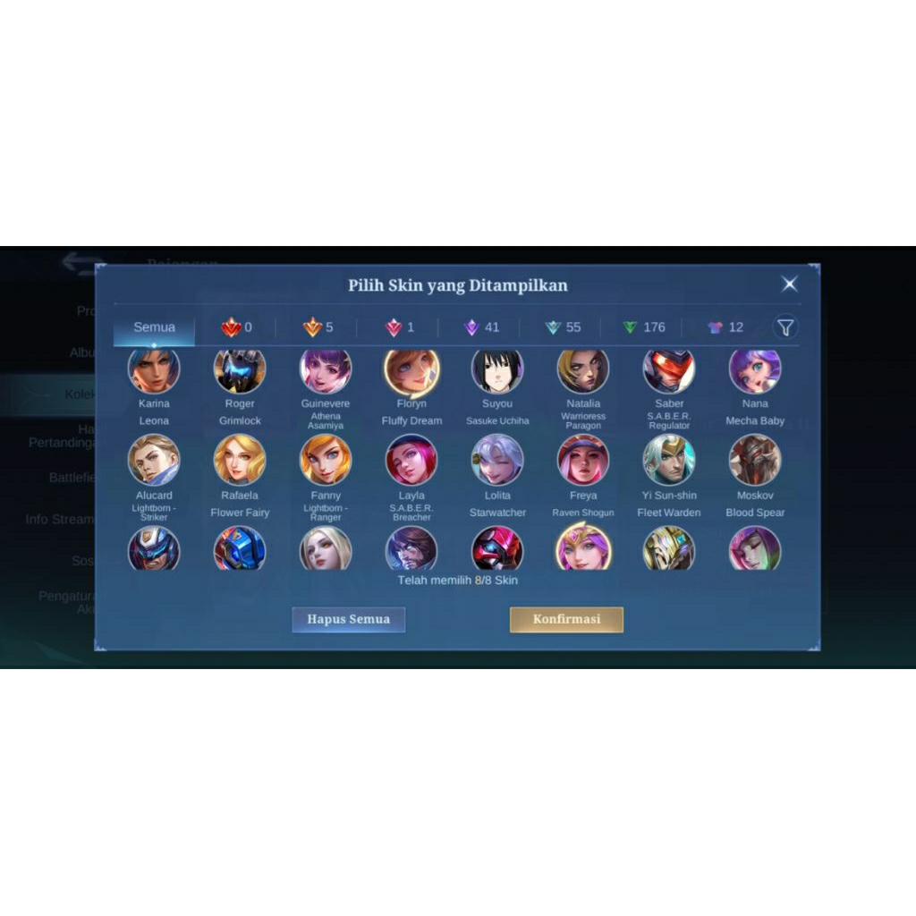 akun mlbb server indo