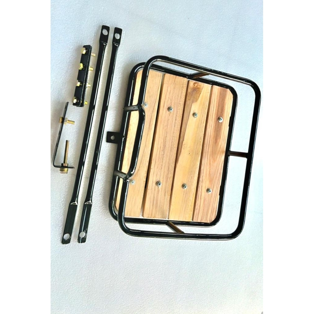 Keranjang Sepeda MTB Fixi Minivelo Sepeda Lipat Keranjang Alas Kayu Kranjang Klasik Keranjang Depan