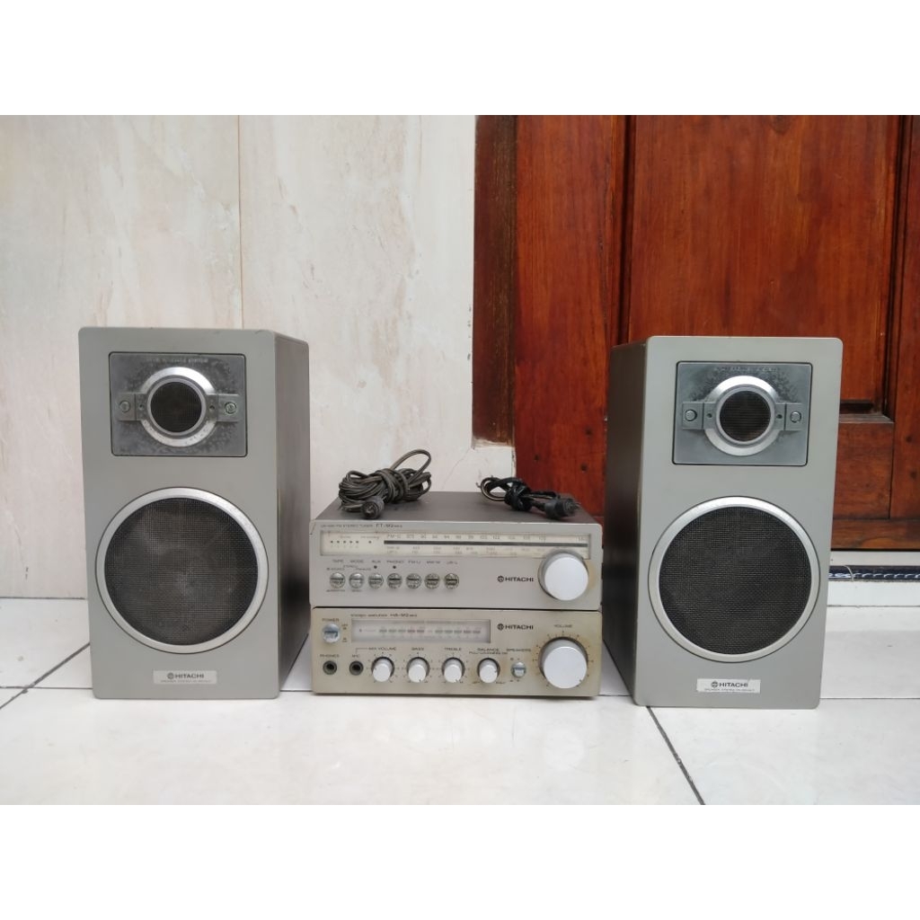 speaker pasif hitachi M2 MK II vintage speaker dan amplifier hitachi M2 MK II