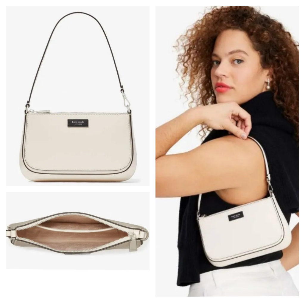 Tas KS KG860 Sam Icon Shiny Mini Pochette Parchment 23x14x3cm