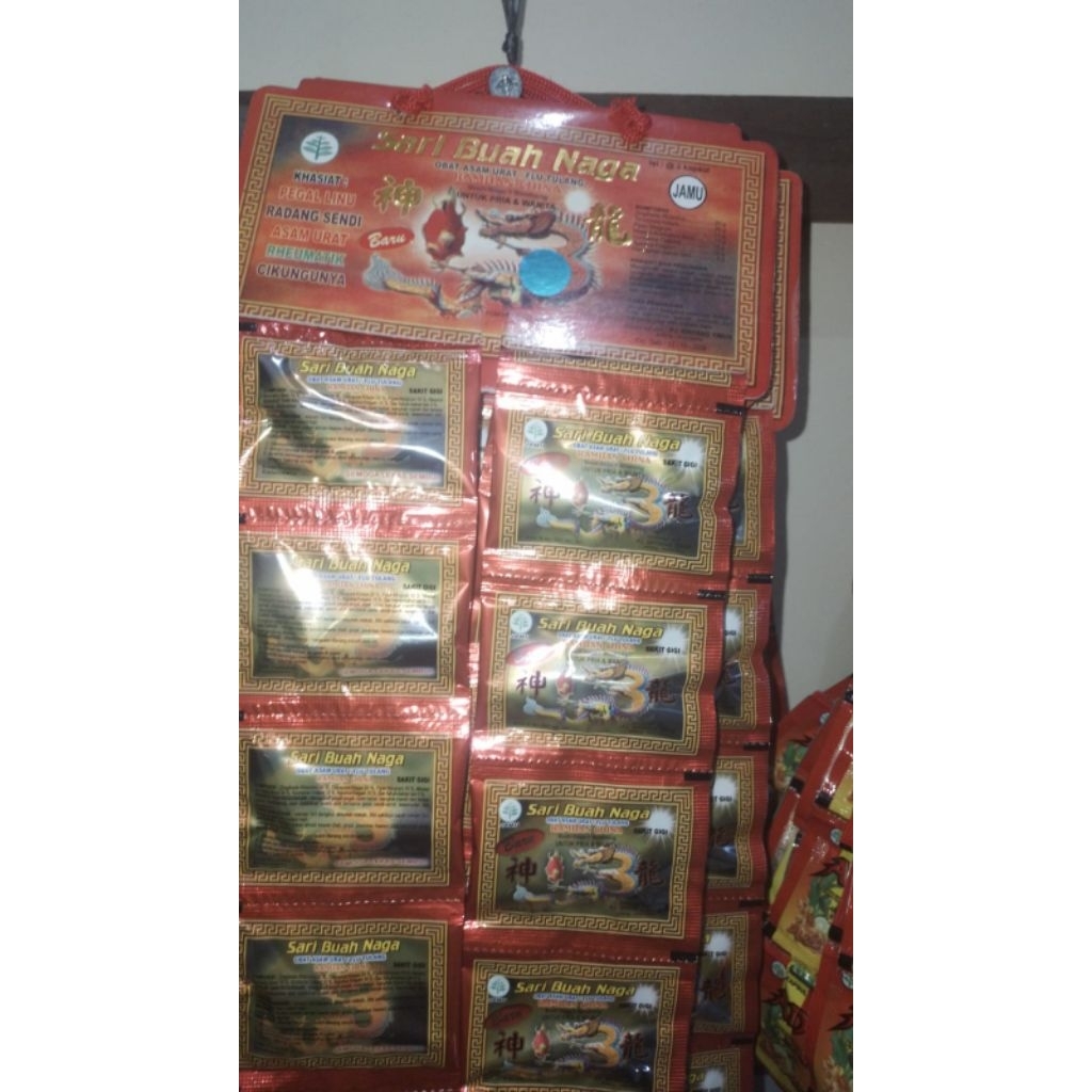 Sari buah naga kapsul renteng