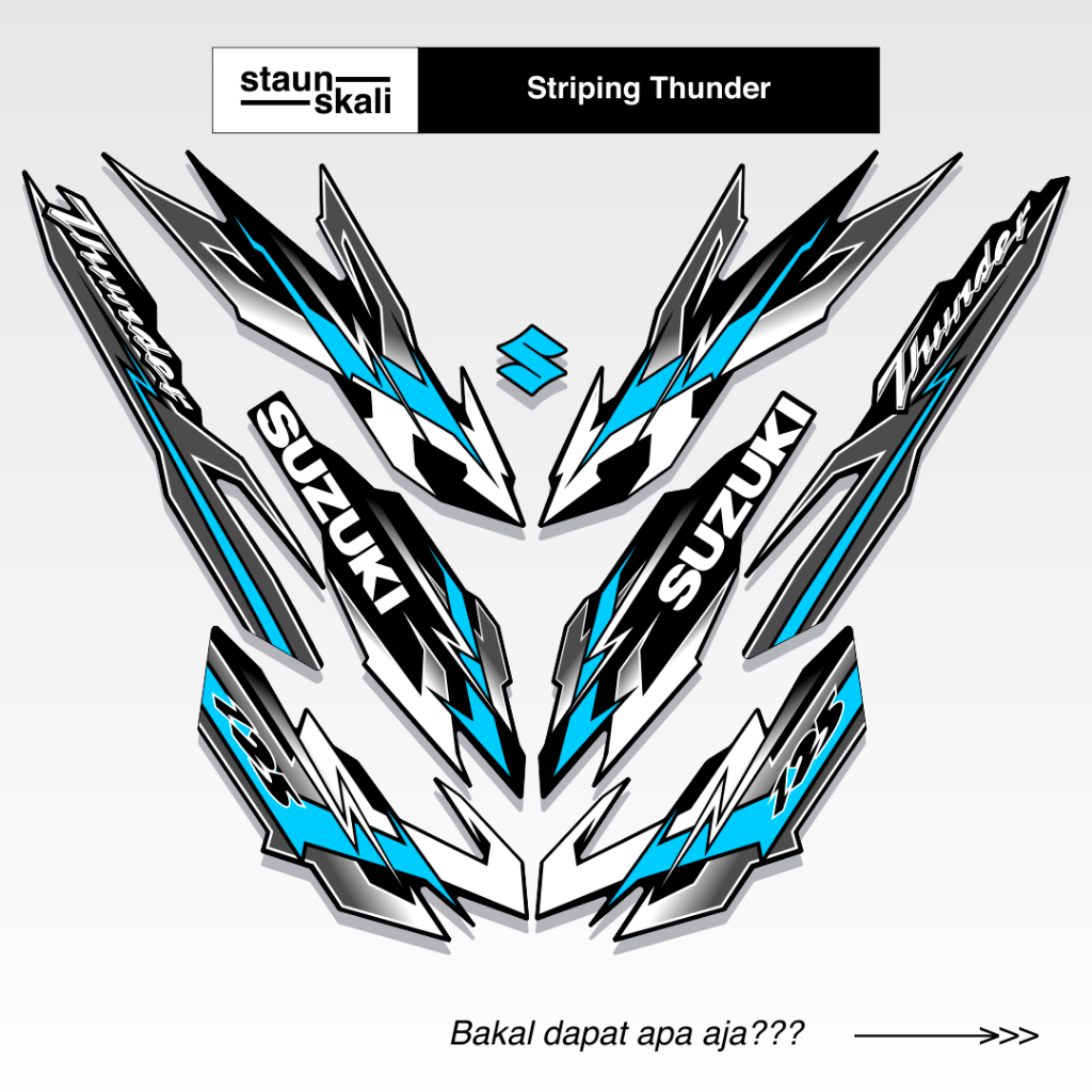 Striping Suzuki Thunder 125 Variasi (6) 2008 2009 2010 2011 2012