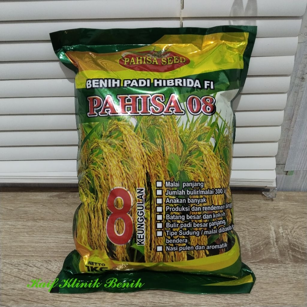 Benih Padi Hibrida PAHISA 08 1KG - Cap Pahisa Seed