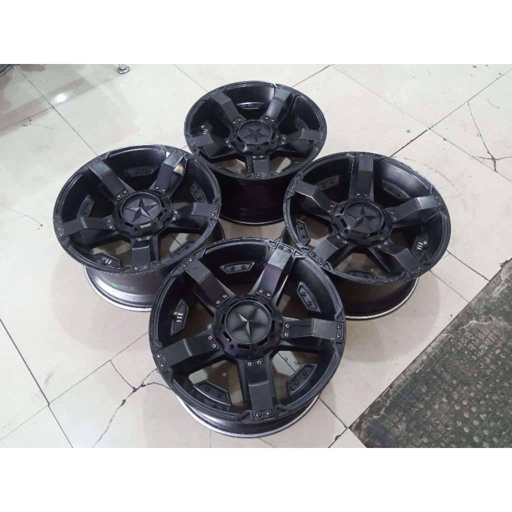 Velg mobil bekas Rasta Ring 22x9 Pcd 6x139 et 20 cocok pajero,fortuner