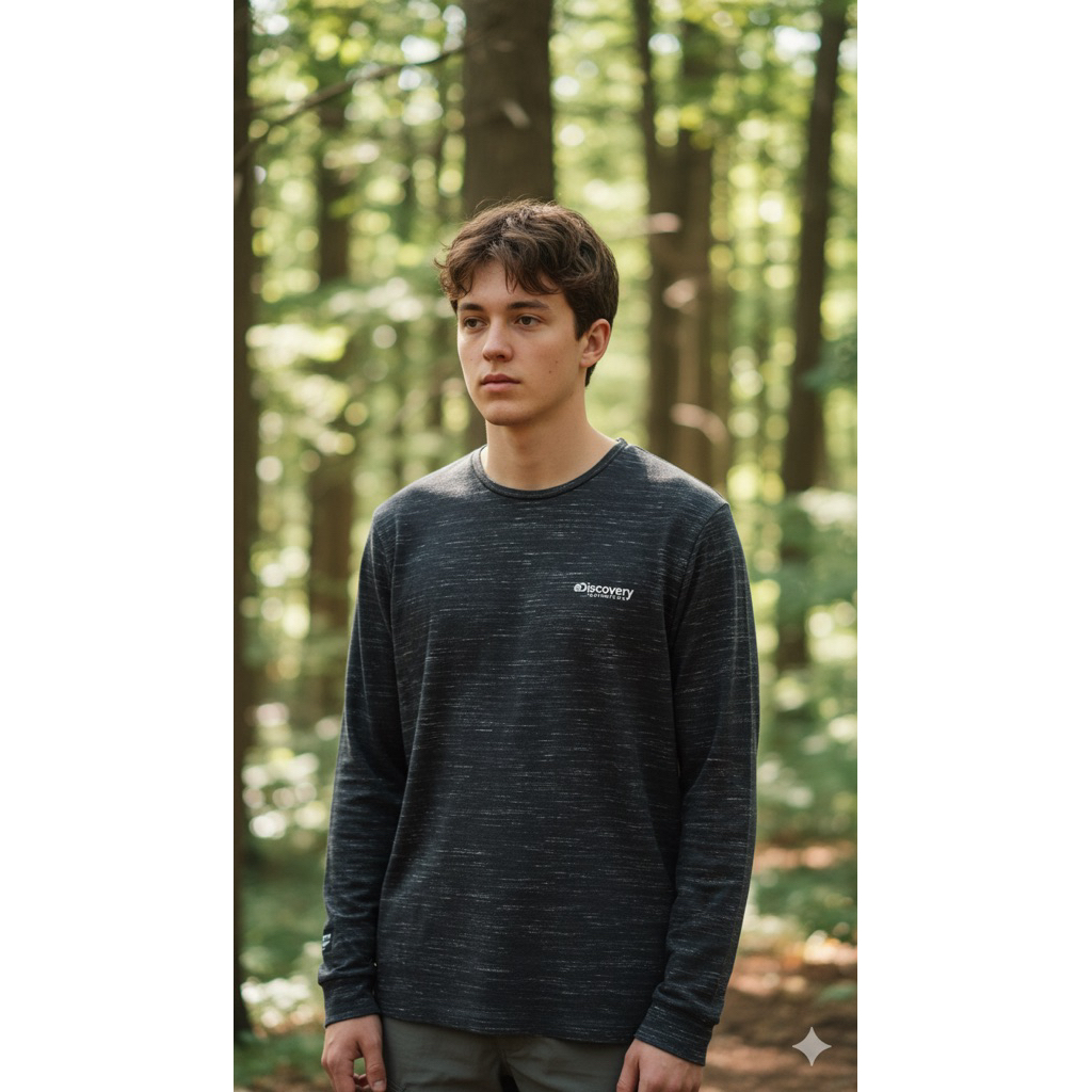 Crewneck outdoor DIscovery Expedition cn cakep atasan fashion pria