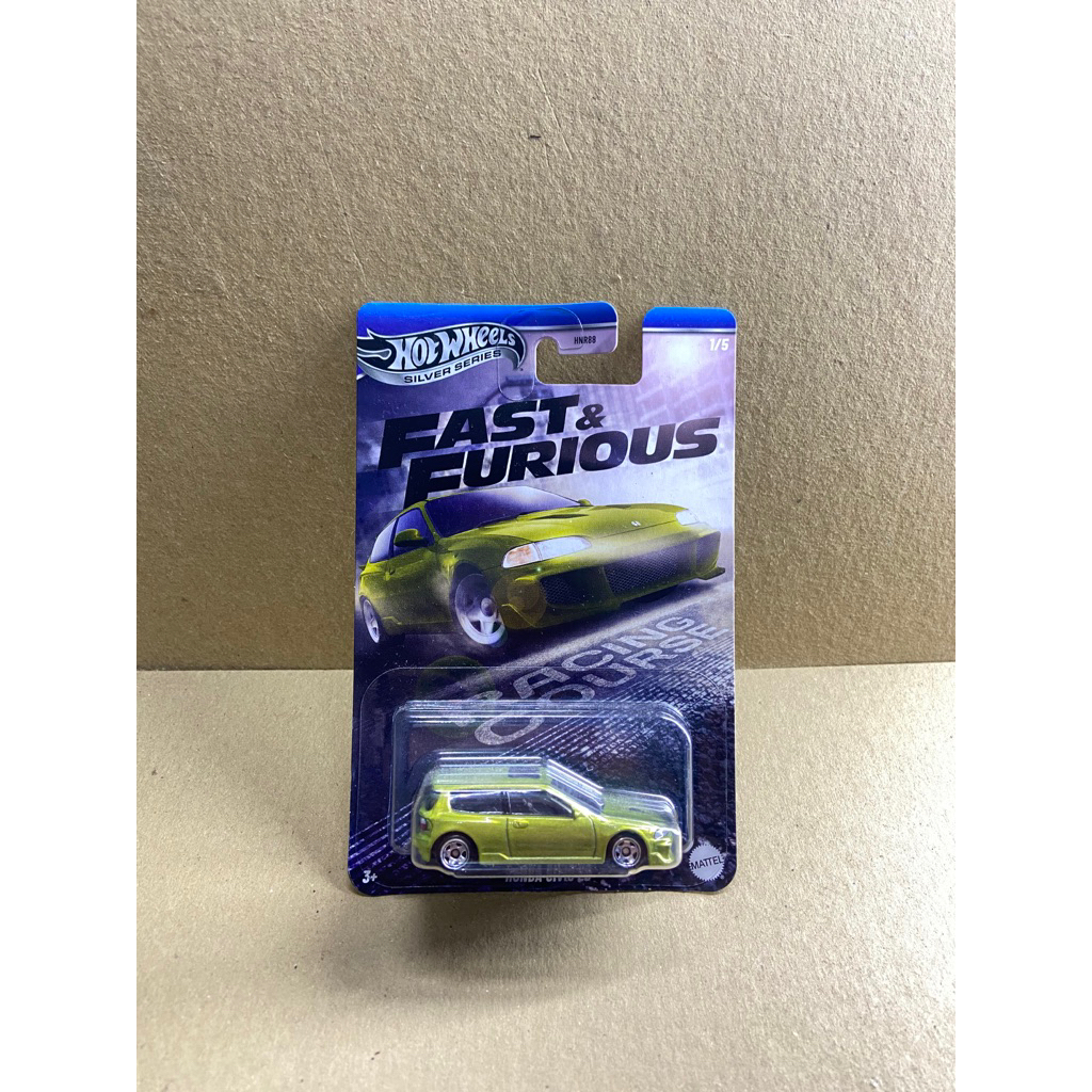 Hotwheels Fast & Forius Honda civic EG Hijau