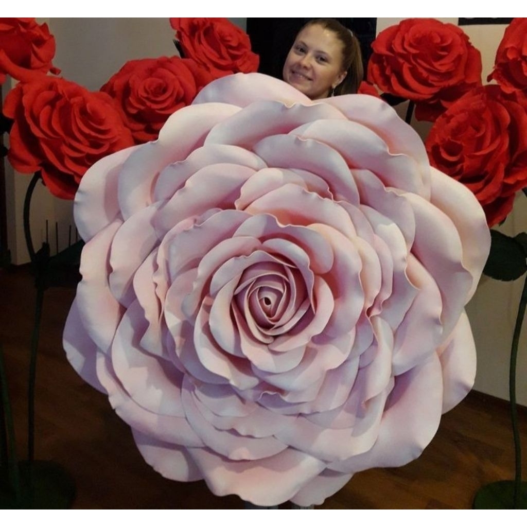 Bunga Backdrop Jumbo 1,5 meter Dekorasi Wedding/ Home Decor / Even Organizer