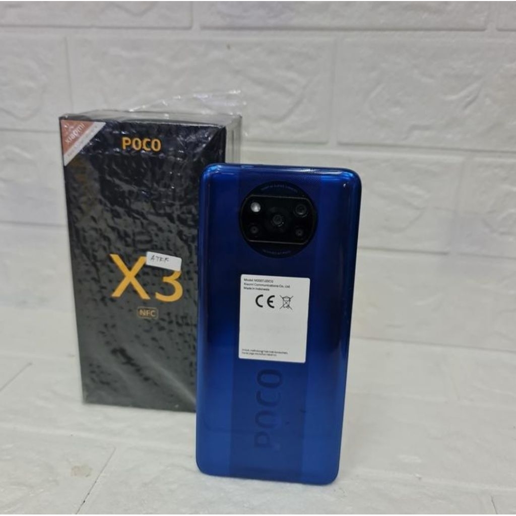 Termurah XIAOMI POCO POCOPHONE X3 NFC RAM 8/128GB EX RESMI SECOND FULLSET NO MINUS