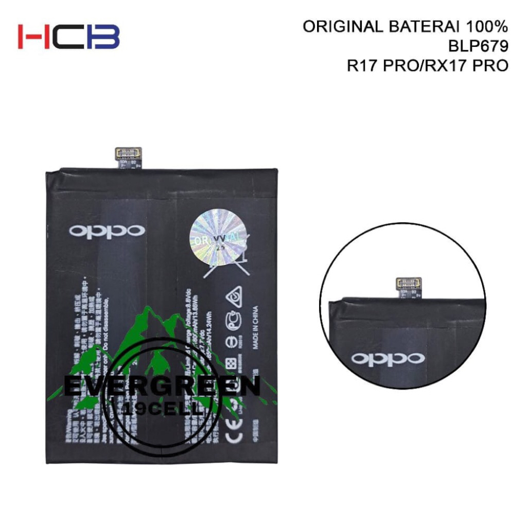 BATRE BATTRAY BATREY BATERAI OPPO BLP679 OPPO R17 PRO/RX17 PRO HCB BLP-679