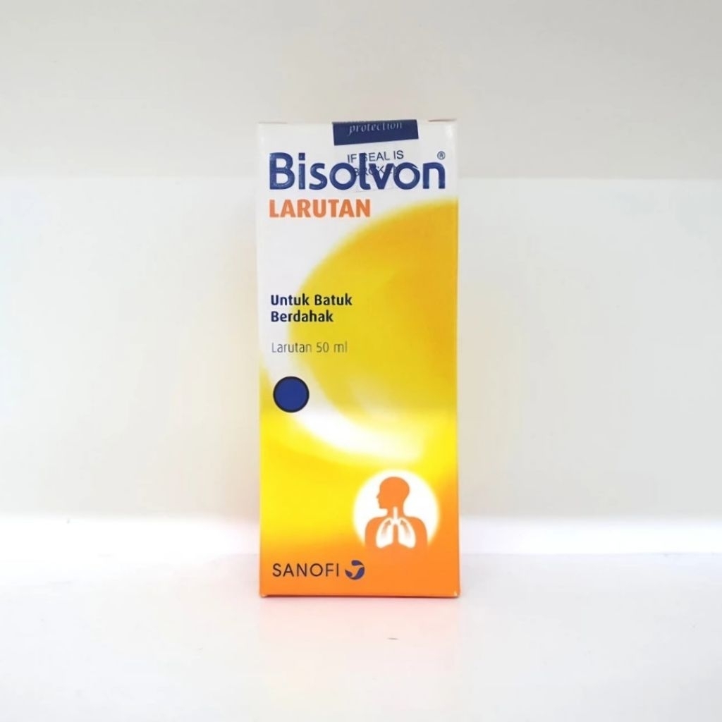 BISOLVON SOLUTION 50 ML - Bisolvon Larutan Nebulizer Pengencer Batuk Dahak