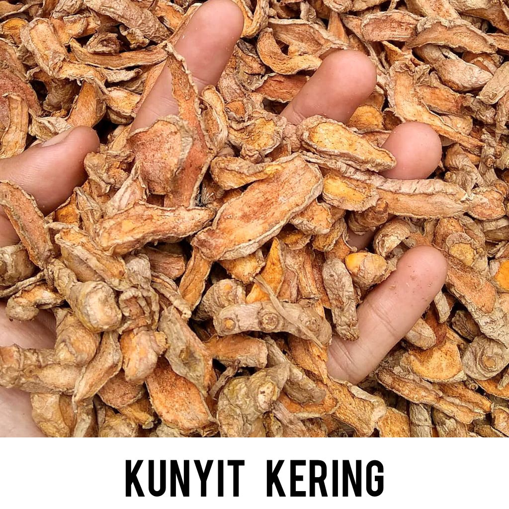 Kunyit kering - kunyit Jogja - wedang kunyit - rempah kering