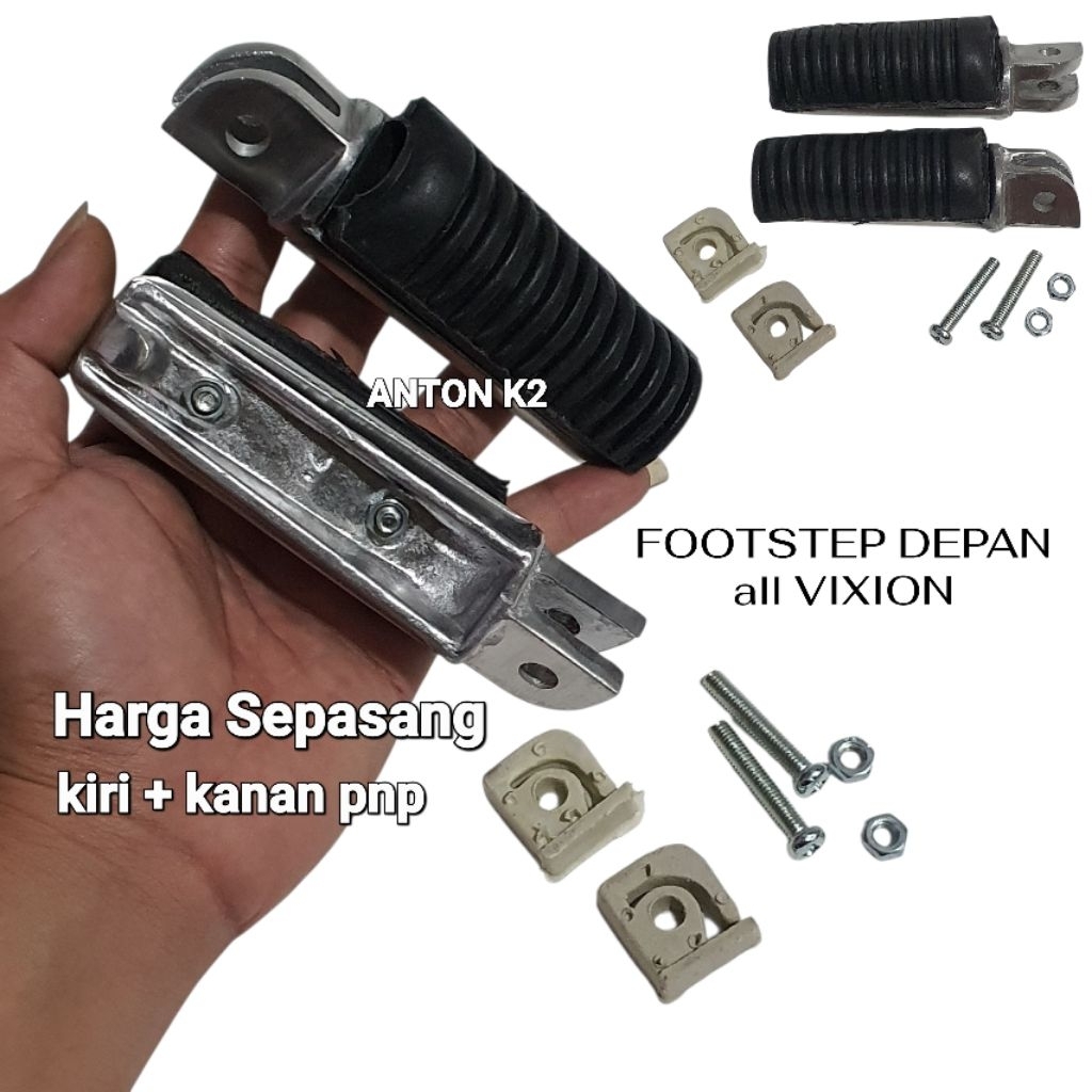 FOOTSTEP DEPAN VIXION OLD-VIXION NEW-STEP DEPAN VIXION OLD-VARIASI NEW AKSESORIS-VARIASI MOTOR