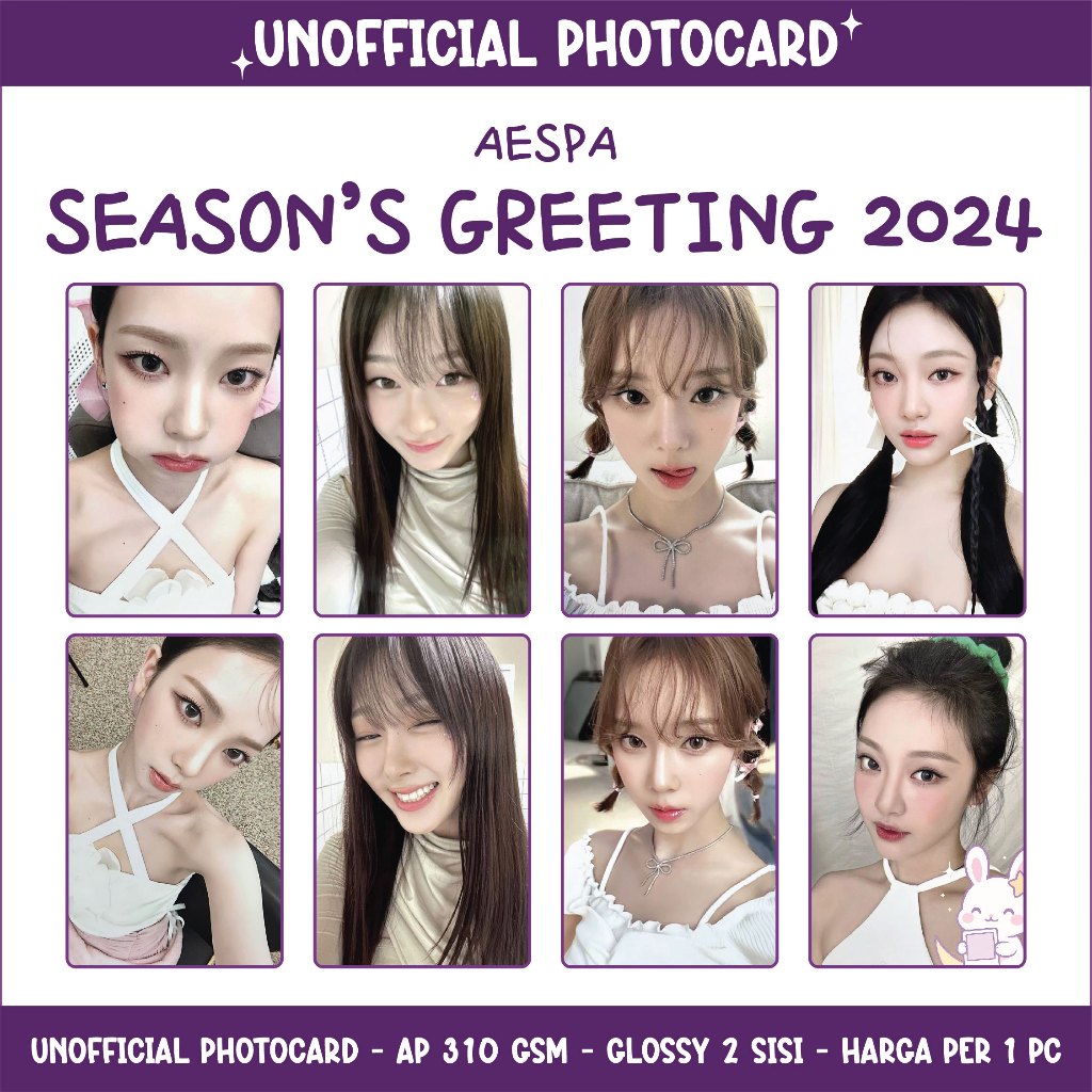 AESPA - SEASON'S GREETING 2024 SG24 - UNOFFICIAL PC