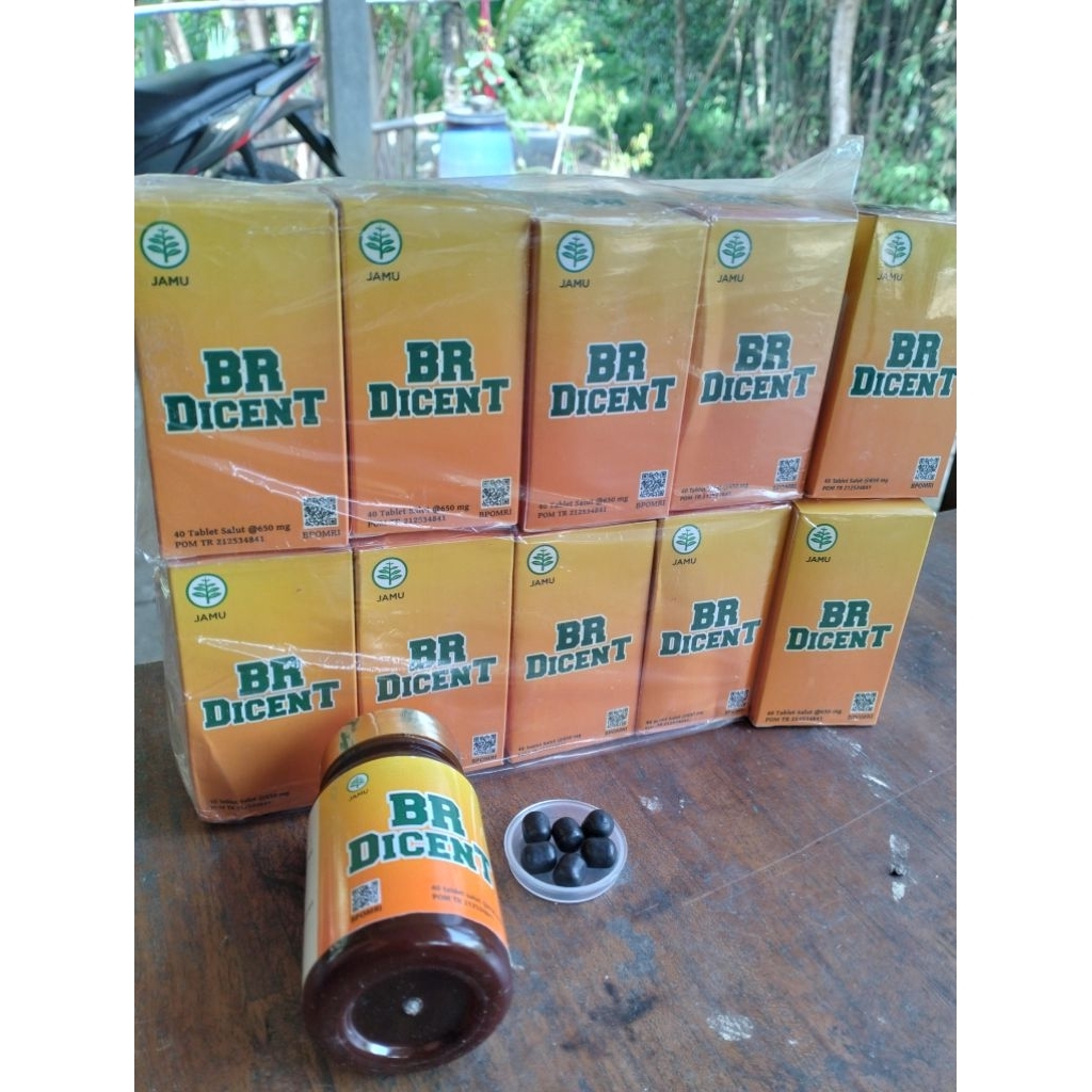 Pil hitam BR DICENT paket Mitra 10pcs @40buitr