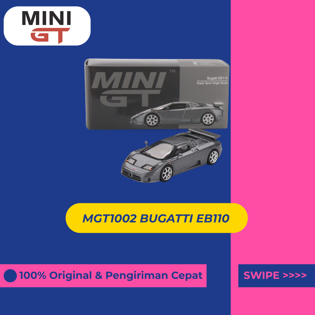 Mini GT 1002 Bugatti EB110 Segel