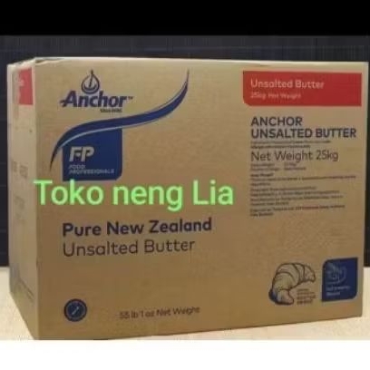 Anchor Butter Unsalted 25kg /Anchor Unsalted Butter 25 kg / Butter Anchor Unsalted 25kg.