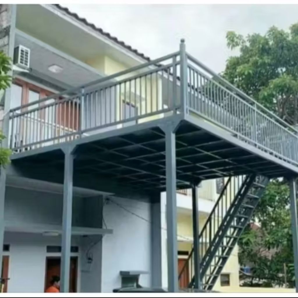 kanopi balkon dak plat