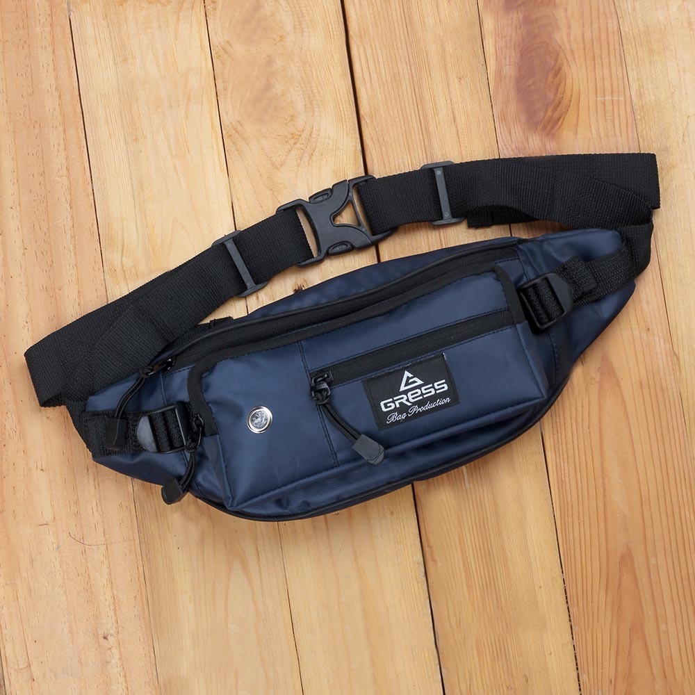 LEVIN- Tas Selempang Pria Kekinian Waistbag Pria