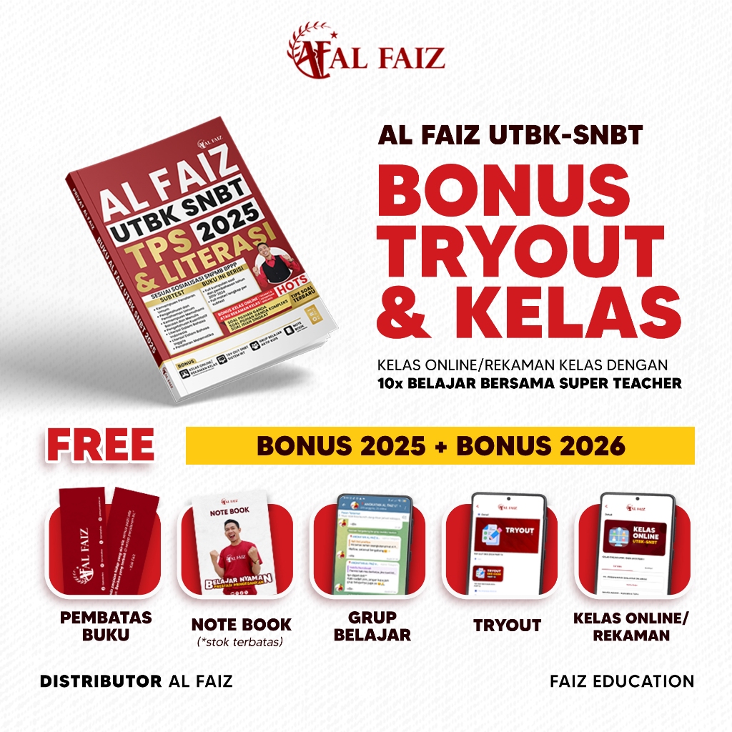 Buku UTBK SNBT AL FAIZ 2025