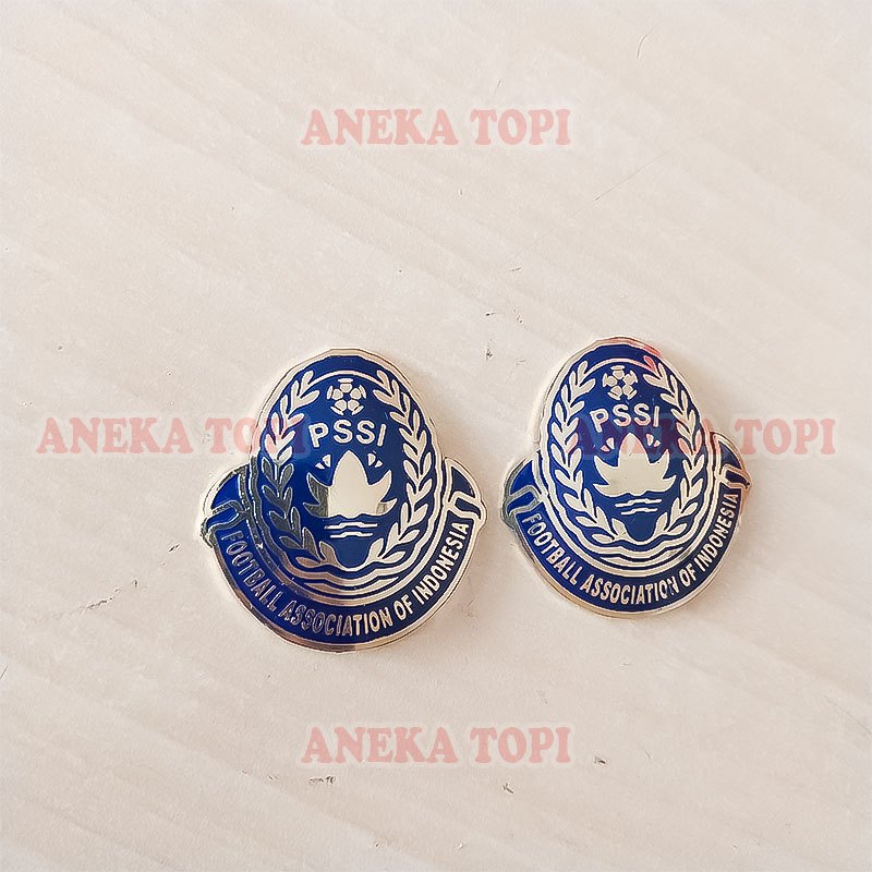 Pin PSSI Logam Magnet Pin Bros Logo PSSI Magnet - Aneka Topi