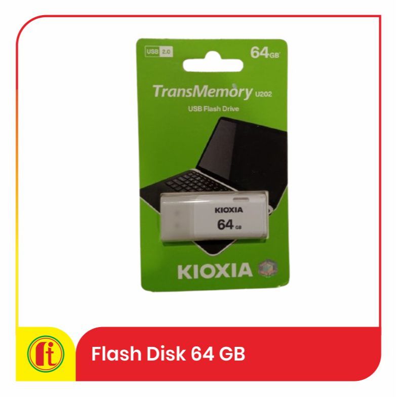 FLASHDISK TOSHIBA KIOXIA  64GB 100% ORIGINAL