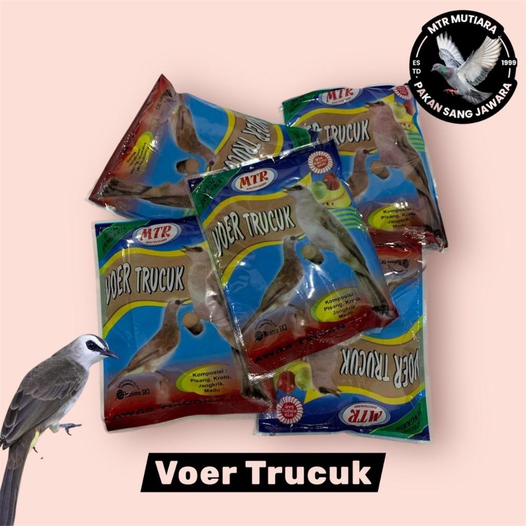 SUPER TRUCUK - Makanan Pakan Voer Burung Rasa Pisang Trucukan