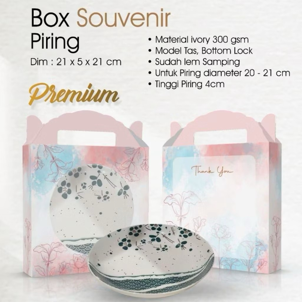 Box untuk piring souvenir 20cm