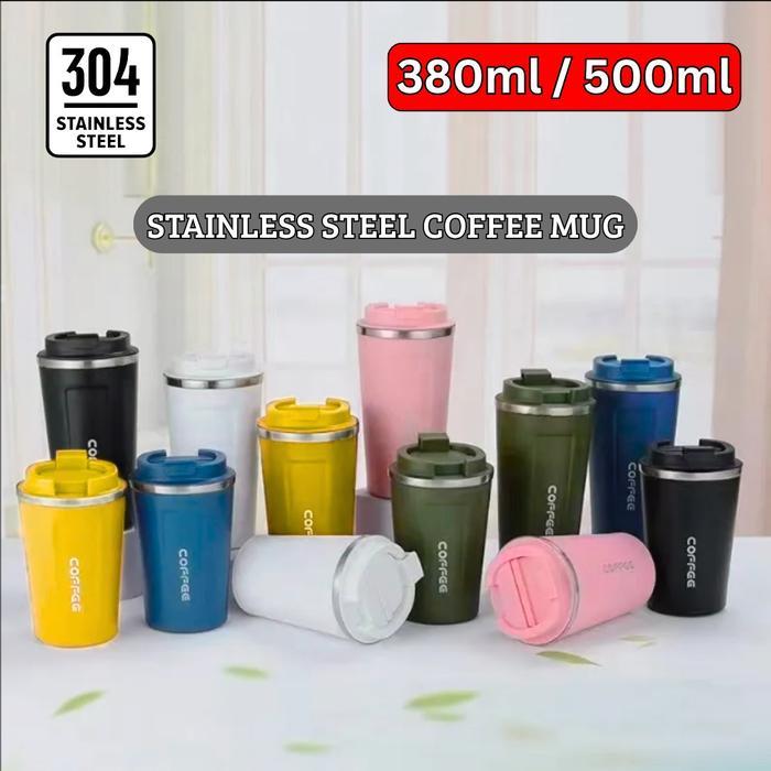 Termos Mug Travel 500ml Stainless - Termos Mug Kopi