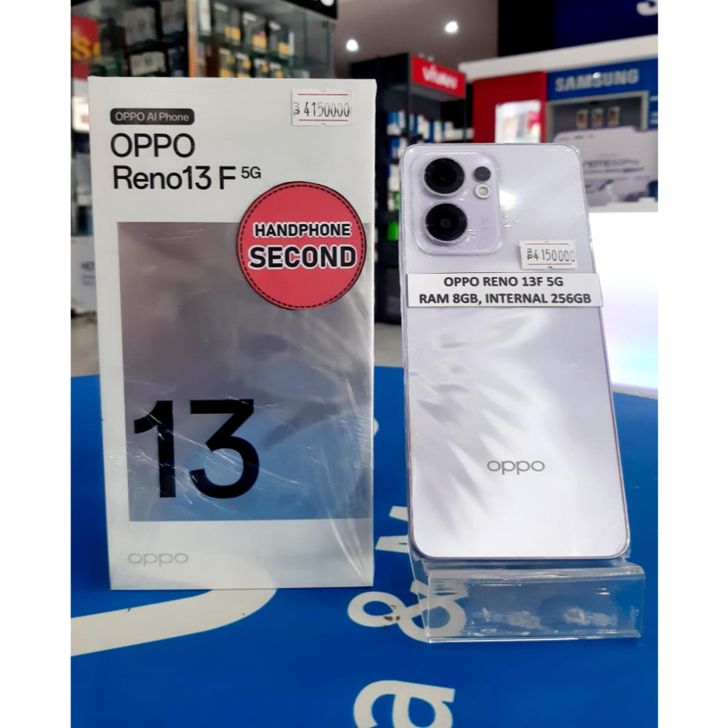 [HANDPHONE SECOND] OPPO RENO 13F 5G (8/256) - TDK GARANSI