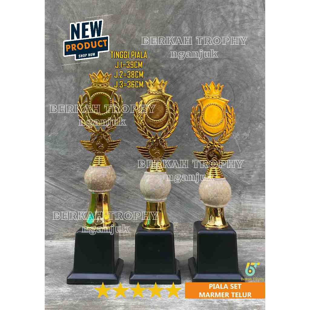 PIALA SET MARMER BOLA SEALER/PIALA JUARA MARMER BOLA