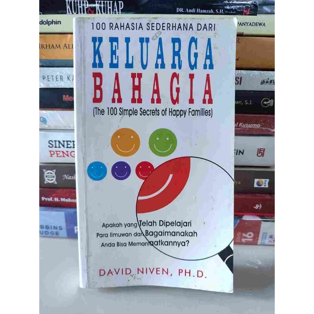 Buku 100 Rahasia Sederhana dari Keluarga Bahagia - David Niven