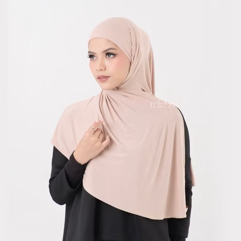 Noora Instant Oval Scarf Ultra Soft Touch Kaos Rayon Spandex with Cooltech (sudah ada inner) - TALAB