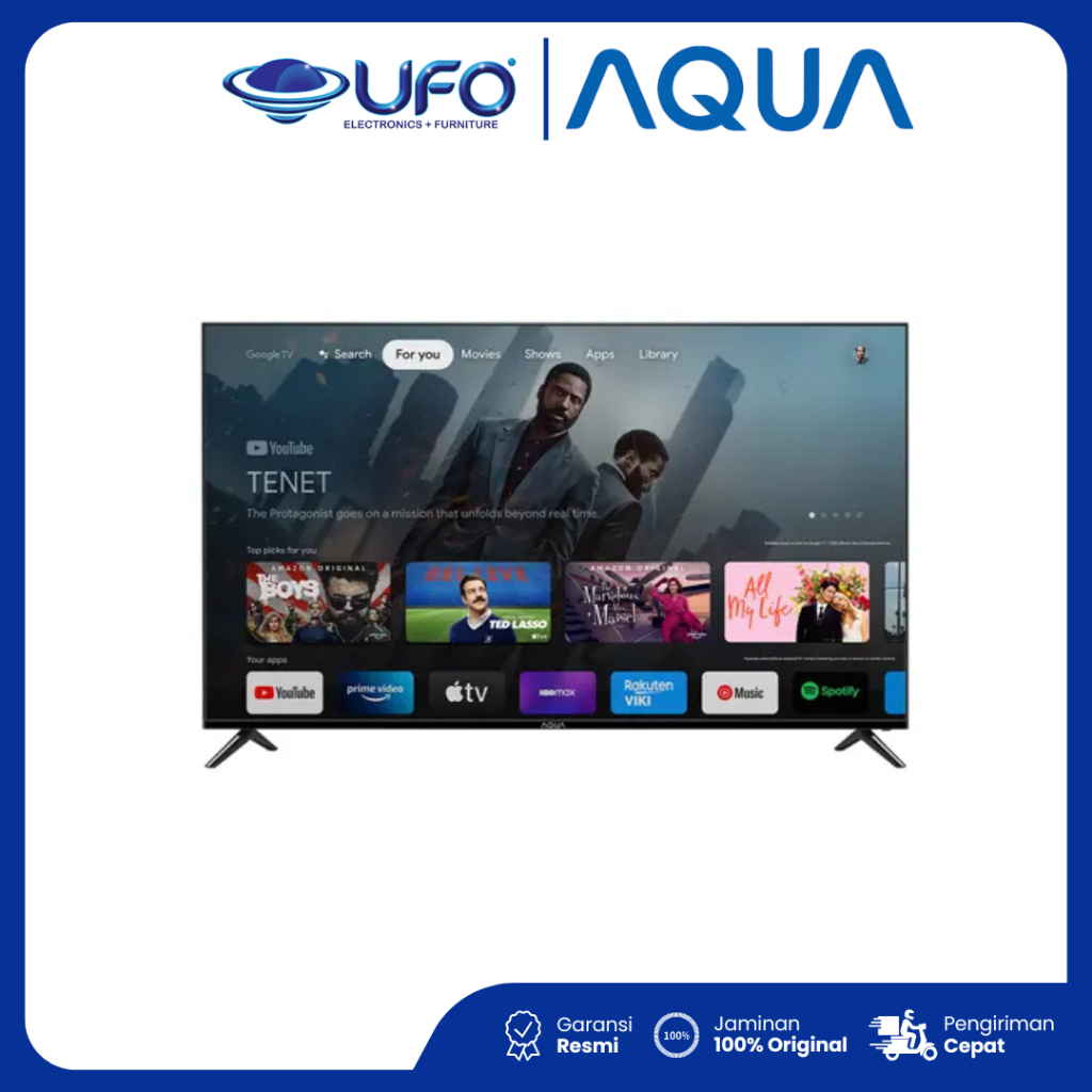 AQUA TV AQT58K85EUX QLED 58 INCH 4K UHD GOOGLE TV