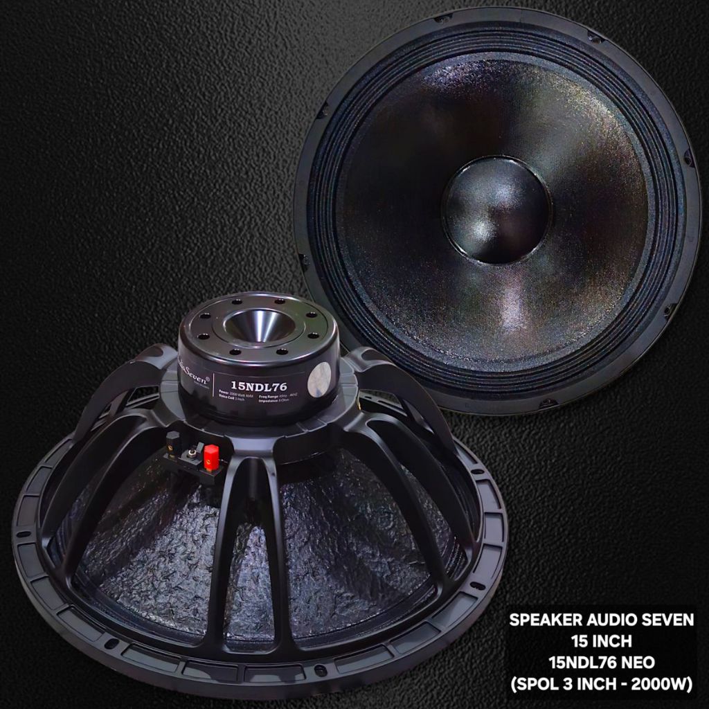 Speaker Audio Seven 15 inch 15NDL76 Neo / 15 NDL 76 / Spk AudioSeven 15" Magnet Neodymium
