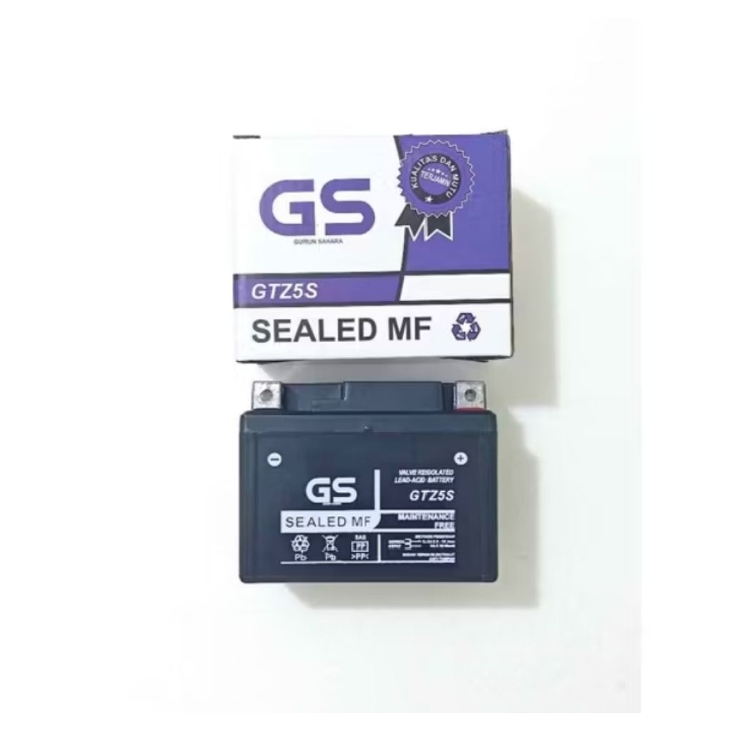 Aki Motor Honda Beat Supra X 125 ACCU Kering GTZ5S