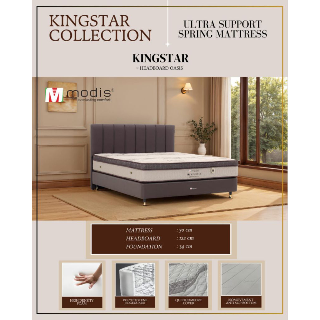 springbed modis kingstar tebal 30cm