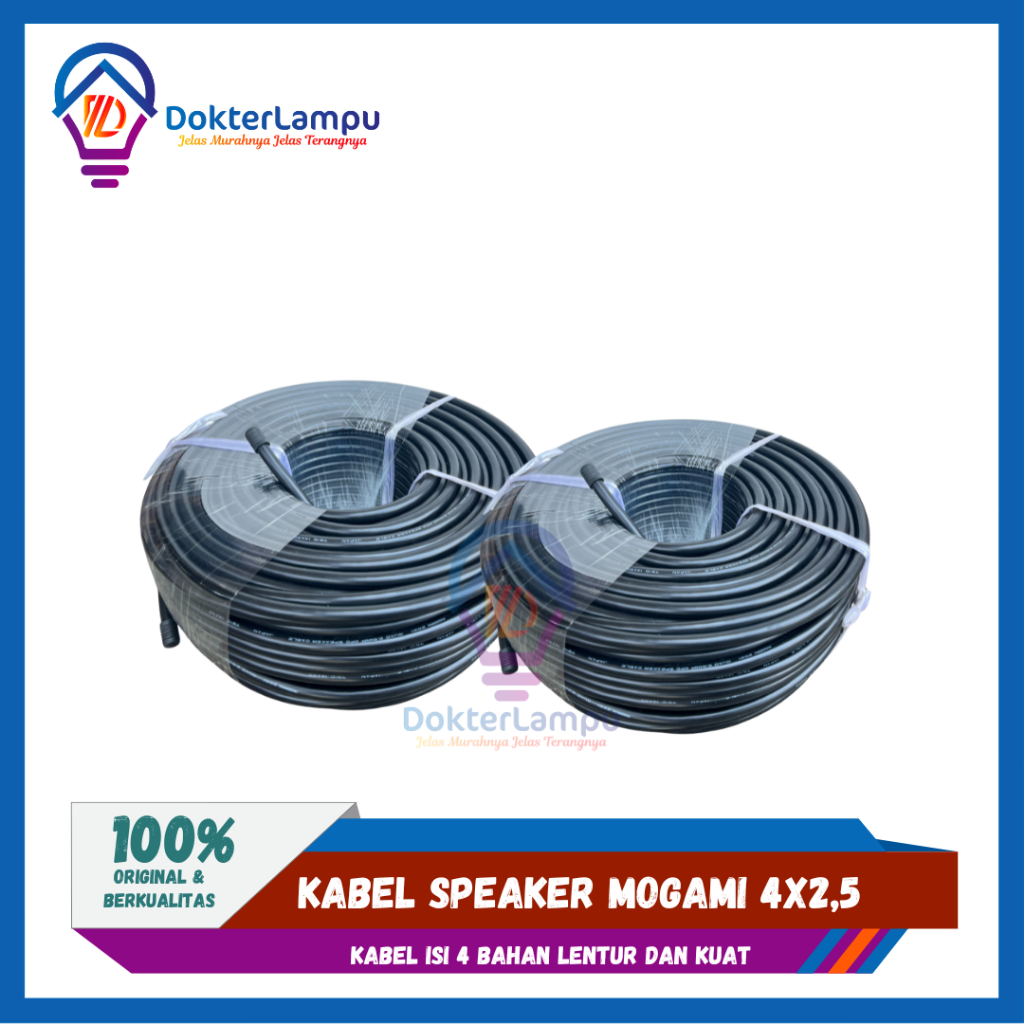 Kabel Speaker 4x2.5mm Mogami 2921 Mogami Original