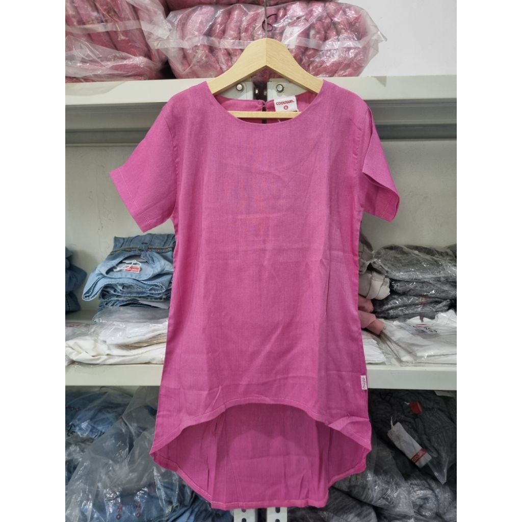 8 th Dress Blouse Magenta Anak Perempuan Brand Cool Girl