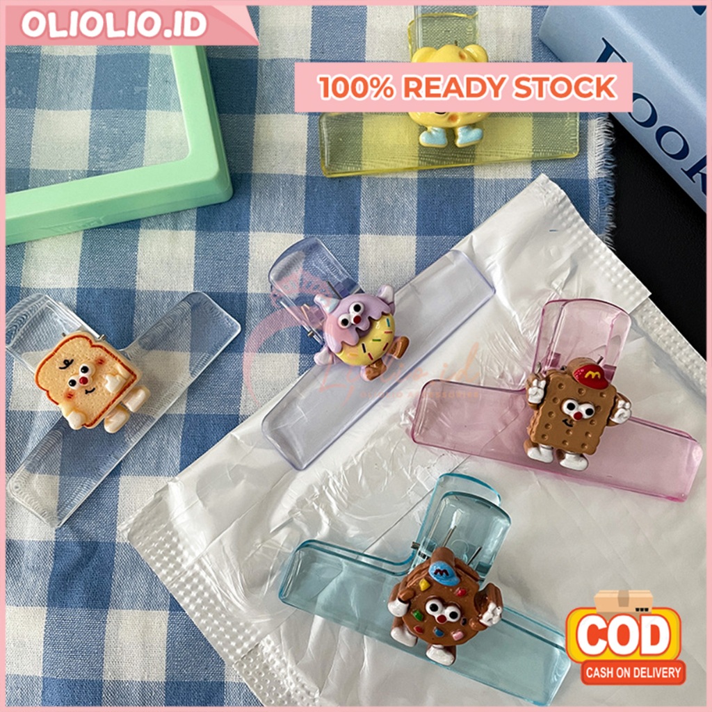 Paper Clip Transparan Klip Jepitan Kertas Plastik Bening Aesthetic Perlengkapan Sekolah Kantor