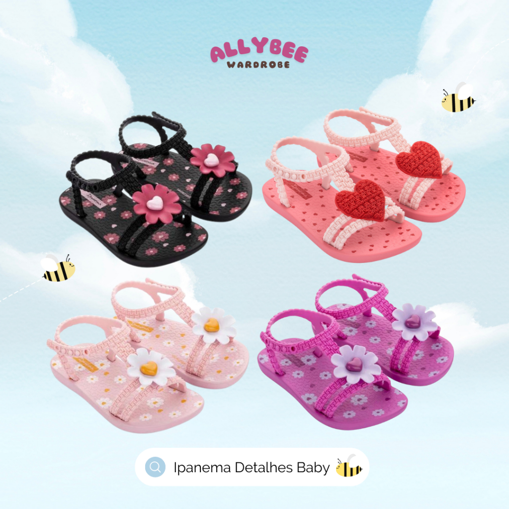 Sepatu Sandal Anak Perempuan Ipanema Detalhes BB