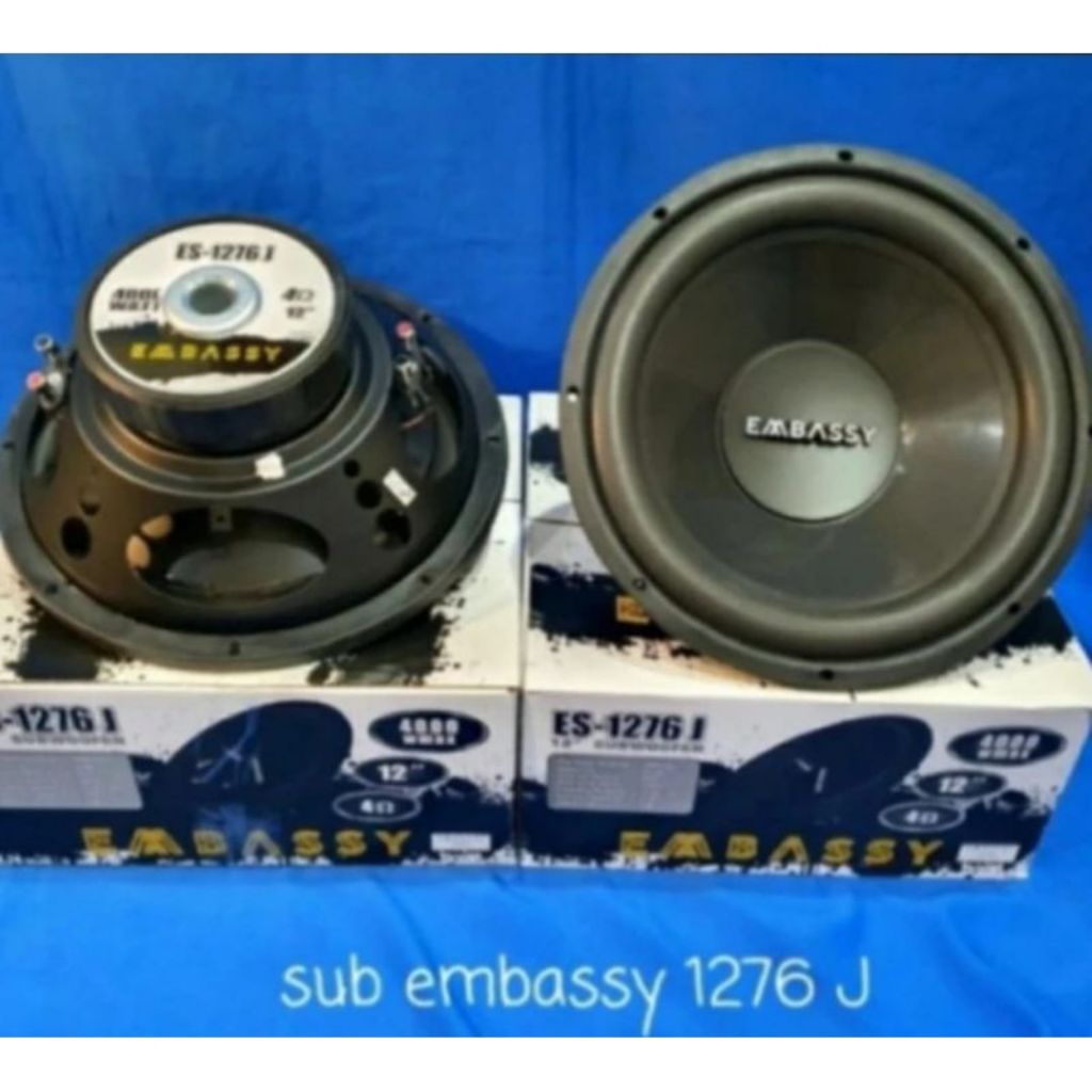 subwoofer embassy 12 inch ES 1276 450 WATT