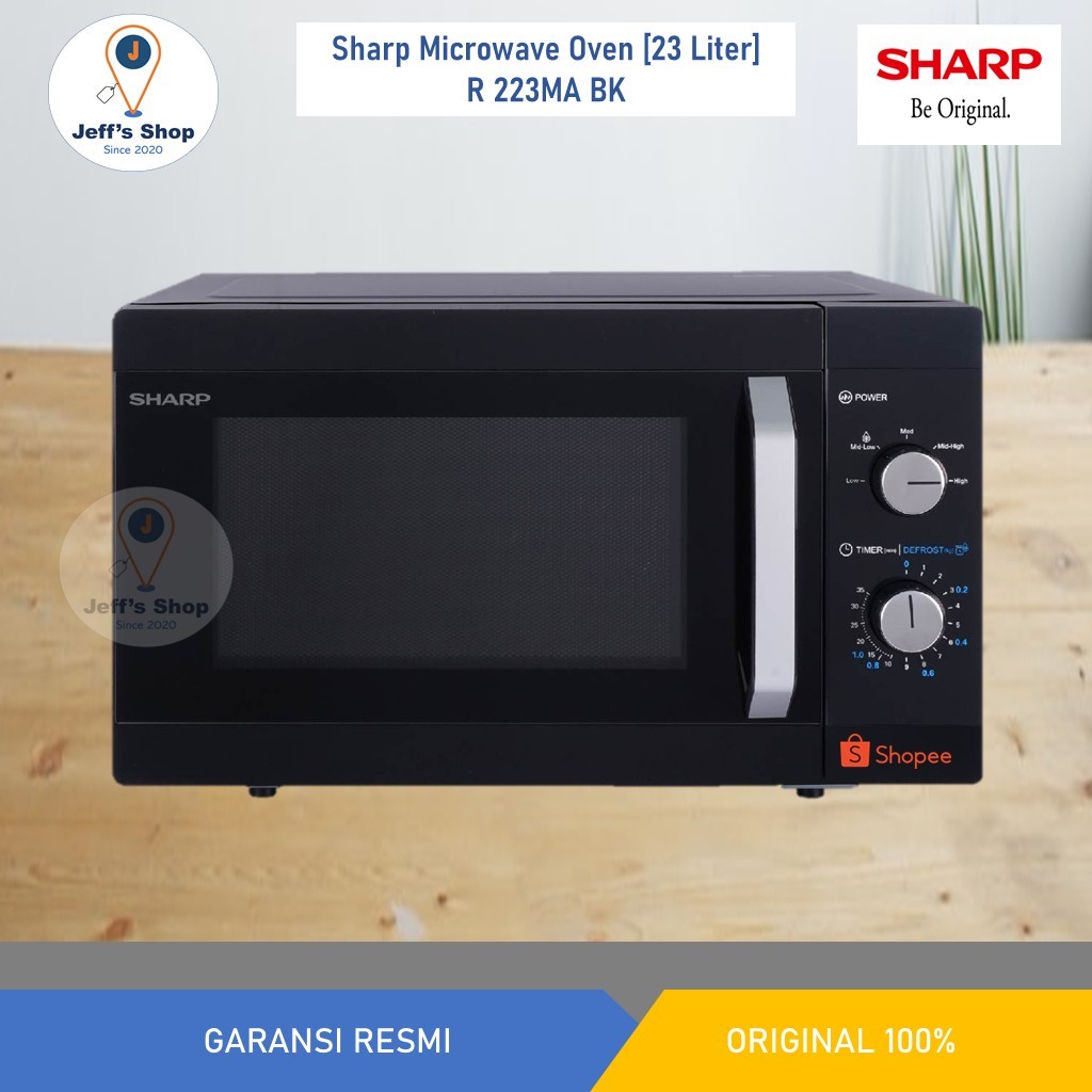 Sharp Microwave Oven [23 Liter] R 223MA BK
