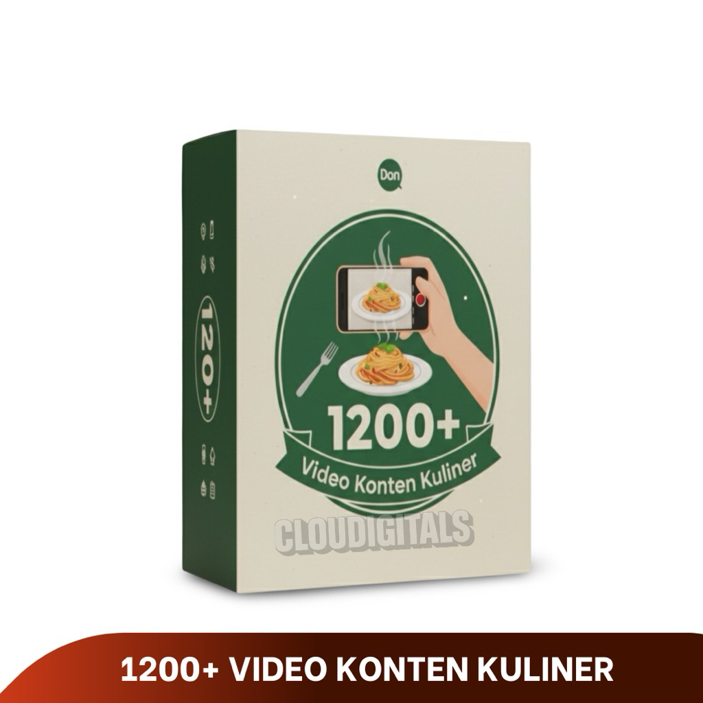 1200+ Video Konten Kuliner Viral siap Upload auto FYP