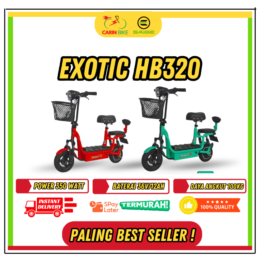 [ PENGIRIMAN CARGO ] SCOOTER ELECTRIC EXOTIC HB320