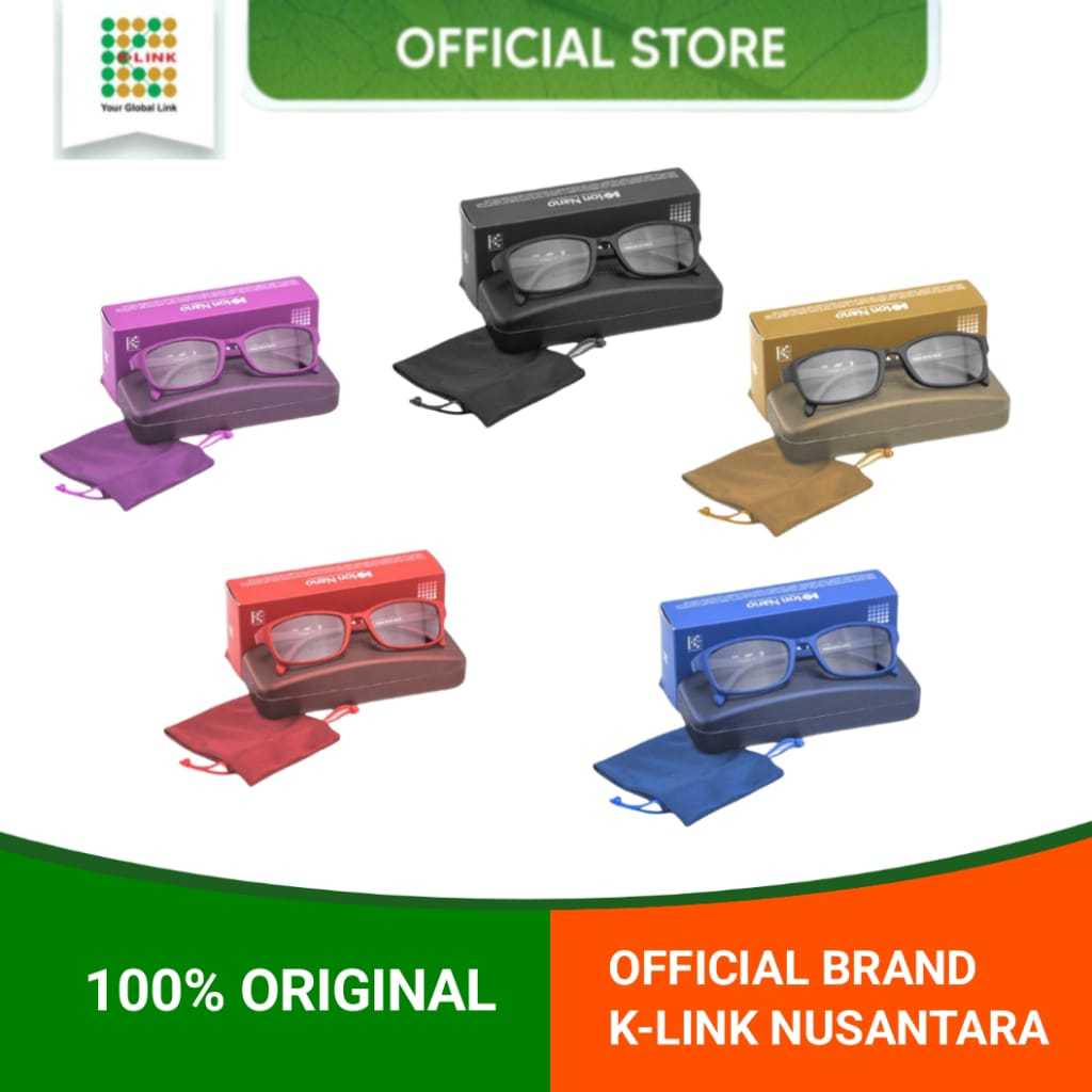 K Ion Nano Reguler Kacamata Kesehatan Original.K Ion Nano Original K Link.K Ion Nano.Kacamata Terapi