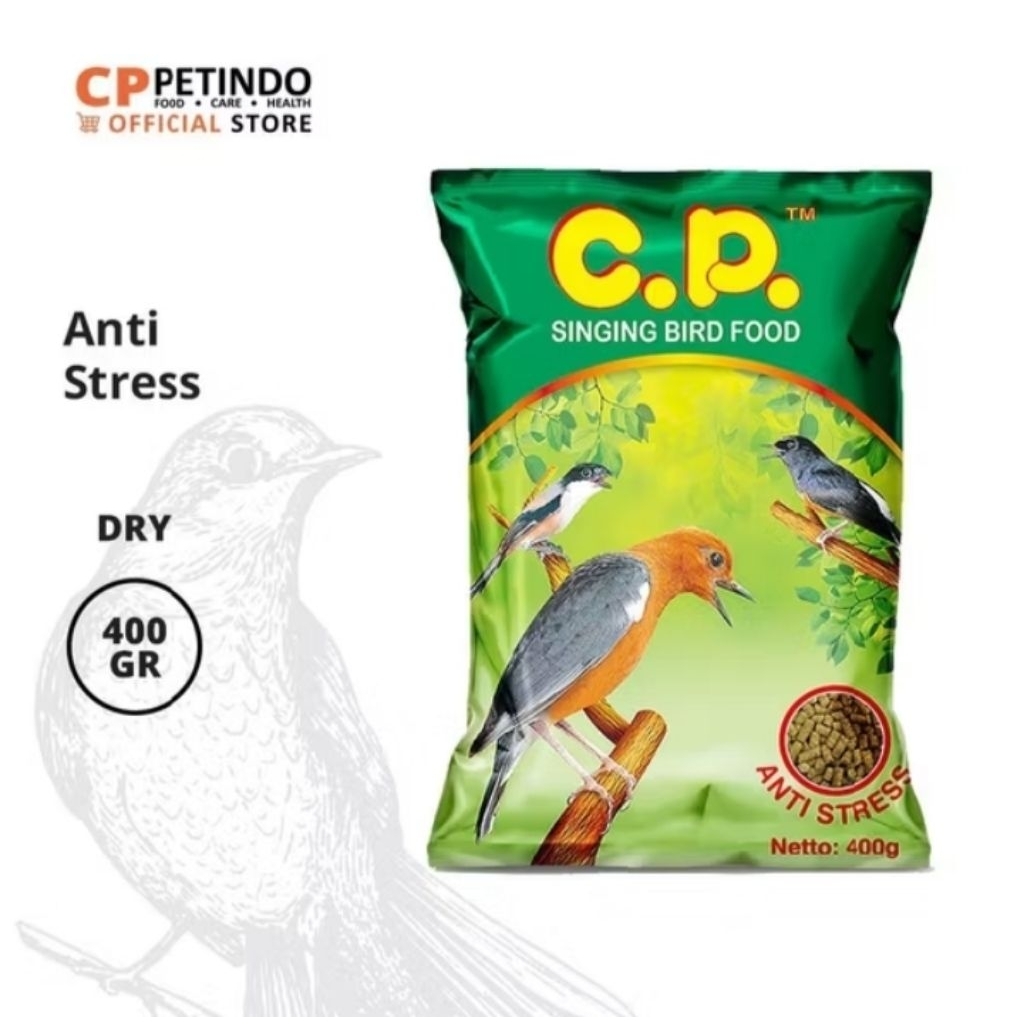 CP pur burung kuning coklat singing bird food voer pakan anti stres kicau ocehan protein rendah seha